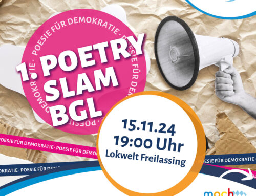 Poesie für Demokratie – Poetry Slam in der Lokwelt Freilassing